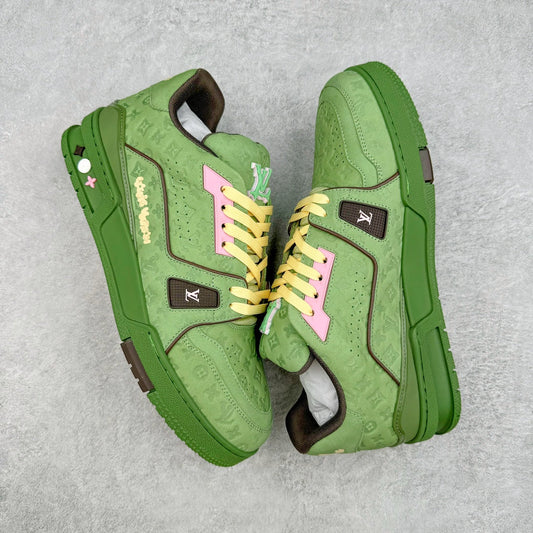 L's All Green Figure Sneakers