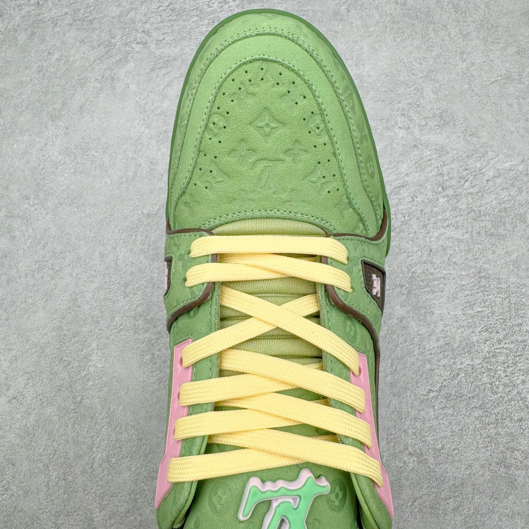 L's All Green Figure Sneakers